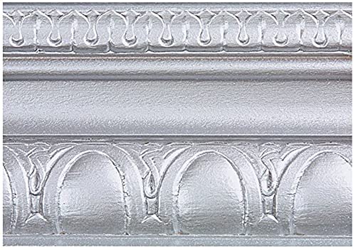 Modern Masters 6 oz Modern Masters ME591 Platinum Metallic Paint Collection, Satin Water-Based Decorative Metallic Paint - Image 4
